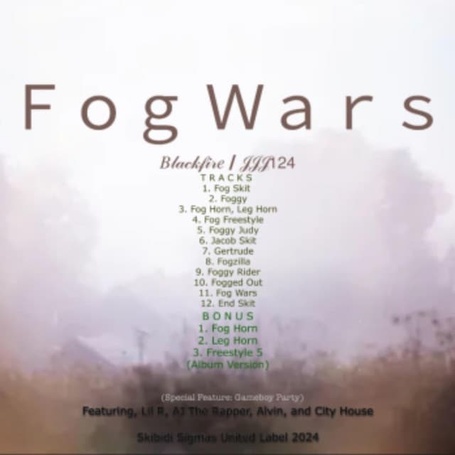 Foggy Judy - JJJ124, Blackfire, AJ The Rapper, Lil R カバー画像